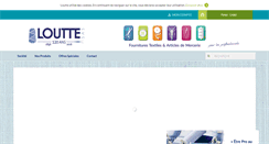 Desktop Screenshot of loutte.fr